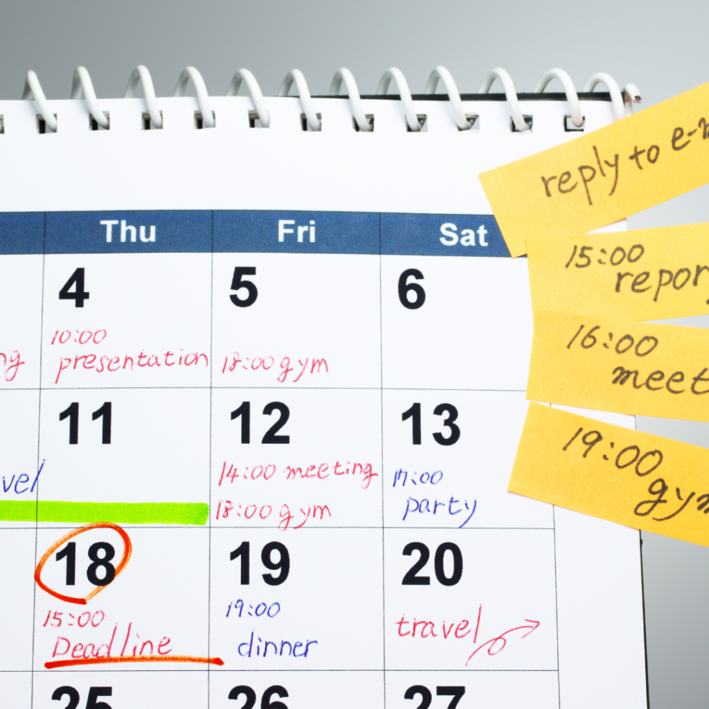 busy schedules
